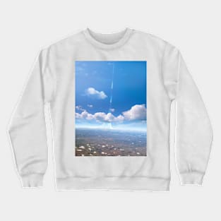 View from the surface of a 'ringworld', illustration (F025/1462) Crewneck Sweatshirt